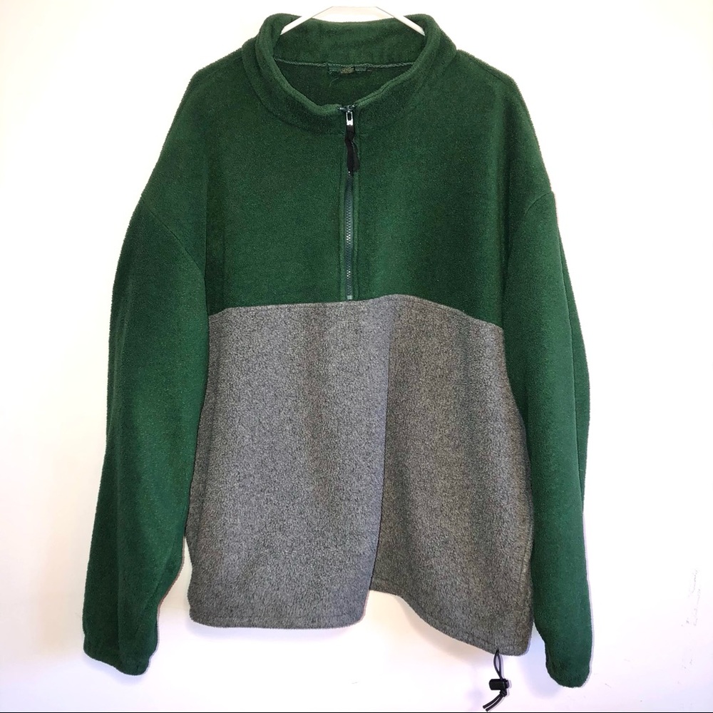RARE Vintage J Crew Fleece Jacket MADE IN USA